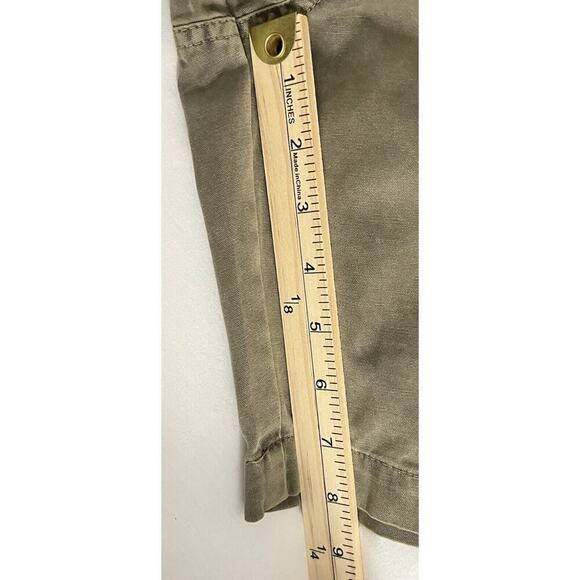 North River Outfitters Cargo Shorts Men's Size 38 Green 8 Inch 100% Cotton - Picture 8 of 11